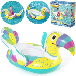 Dmuchany materac do pływania kolorowy tukan dla dzieci  Bestway 173 cm