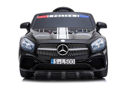 Samochód na akumulator Mercedes SL500 elektryczny policja Auto dla dzieci
