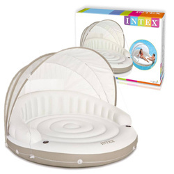 Dmuchany materac z daszkiem - Wyspa 199x150 INTEX 58292