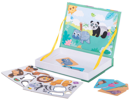 Puzzle Magnetyczna układanka zwierzęta safari
