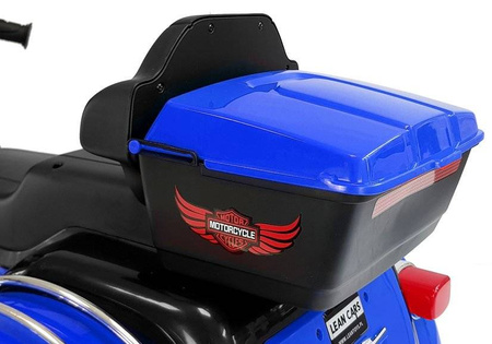 Duży motocykl elektryczny motor na akumulator dla dzieci dwa silniki ABM-5288