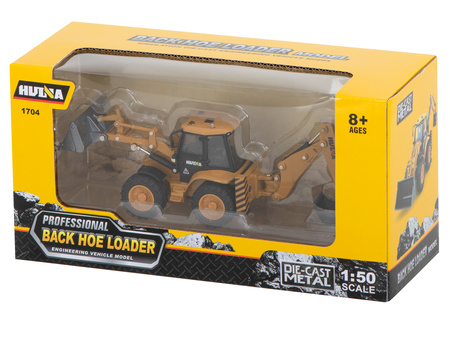 Koparko ładowarka złyżką skala 1:50 model metalowy 