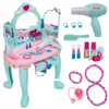 Toaletka dla dziewczynek z dźwiękiem i światłem, akcesoriami i lusterkiem
