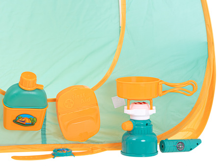 Duży namiot namiocik kempingowy Plażowy zestaw dla dzieci z akcesoriami