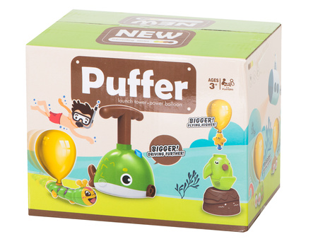 Zestaw aerodymnamiczna wyrzutnia samochodów na balony Ryba 