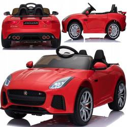 Luksusowy samochód elektryczny Jaguar F-Type dla dzieci Auto na akumulator czerwony