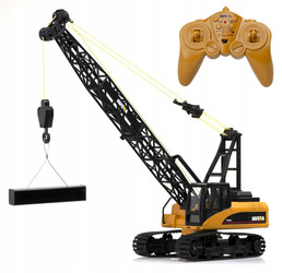 Duży dźwig zdalnie sterowany H-Toys 1572 gąsienice 15CH dla dzieci z ruchowym ramieniem