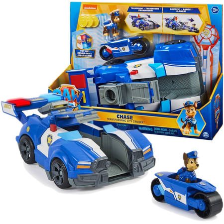 Psi Patrol Pojazd Chase 2w1 Transformacja Figurka motocykl