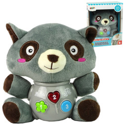 Interaktywny pluszowy szop edukacyjny dla dzieci dźwięki melodie kołysanki