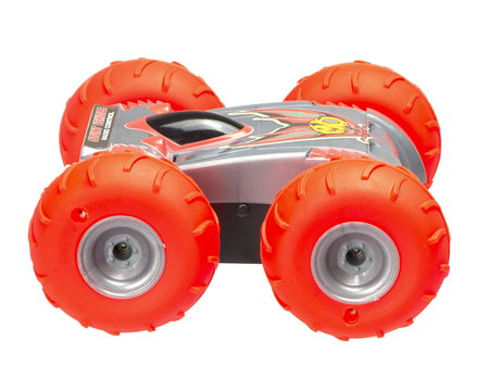 Samochód zdalnie sterowany RC Stunt Car Supermount Auto na pilota dla dzieci czerwony