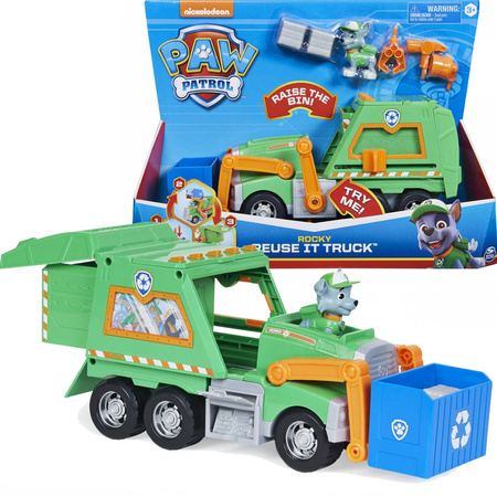 Psi Patrol Ciężarówka do recyklingu Rocky od Spin Master