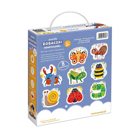 CzuCzu Puzzle Robaczki - czworaczki  32 elementy 