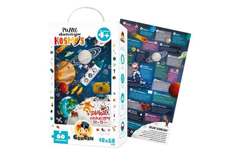 CzuCzu Puzzle obserwacyjne - Kosmos 60 elementów