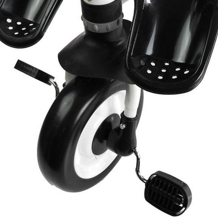 Rowerek trójkołowy dla dzieci wózek spacerówka z daszkiem PRO400 różowy