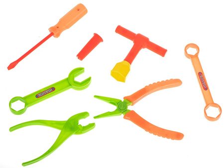 Zestaw narzędzi dla dzieci Warsztat małego majsterkowicza w torbie 34 elementy