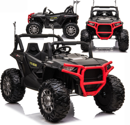 Duży samochód elektryczny Jeep JC999 dla dzieci Auto na akumulator z 4 silnikami i światłami LED