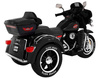 Duży motocykl elektryczny motor na akumulator dla dzieci dwa silniki czarny ABM-5288