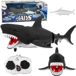 Zdalnie sterowany rekin na podczerwień dla dzieci rusza ogonem