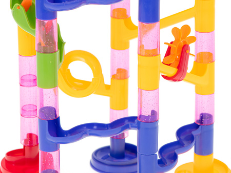 Zjeżdżalnia Tor kulkowy Labirynt 74el. Marble