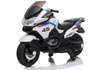 Motor motocykl elektryczny dla dzieci pojazd na akumulator biały XMX609 światła LED