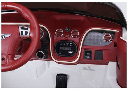 Samochód na akumulator auto dla dzieci Bentley Supersports JE1155 elektryczny czerwony światła LED otwierane drzwi