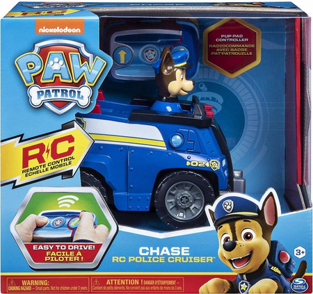 Psi patrol pojazd zdalnie sterowany Chase radiowóz na pilota dla dzieci Spin Master