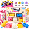 Zestaw gniotków antystresowych dla dzieci gniotki sensoryczne Crunchy Squishy 5w1 śmietana mydło pudding orzeszek