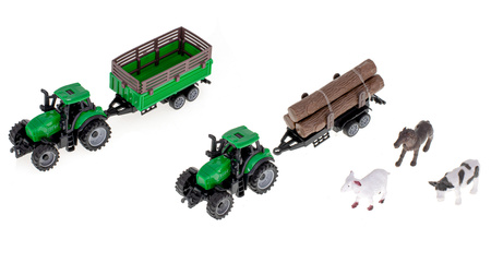 Duży zestaw dla dzieci Farma Zagroda do zabawy ze zwierzątkami i traktorami Jasperland