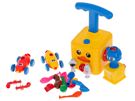 Zestaw aerodymnamiczna wyrzutnia samochodów na balony Kaczka