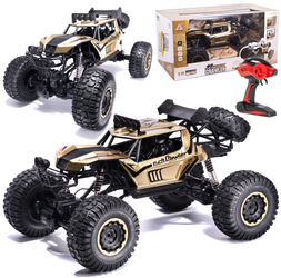 Duży samochód terenowy zdalnie sterowany RC Auto Rock Crawler 1:8 51cm złoty