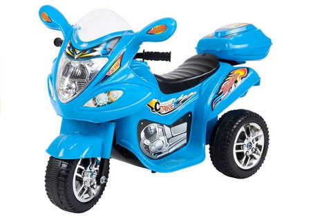 Duży motocykl elektryczny trzykołowy Motor na akumulator dla dzieci niebieski BJX-88
