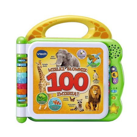 vTech Książeczka interaktywna Wielki słownik zwierząt 