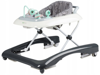 Edukacyjny chodzik jeździk dla dzieci szary Ecotoys J-A202C0 GREY