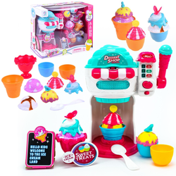 Maszyna do robienia lodów dla dzieci Interaktywna lodziarnia z akcesoriami