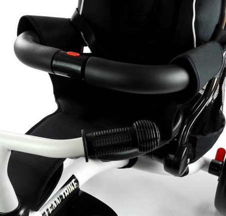 Rowerek trójkołowy dla dzieci wózek spacerówka z daszkiem PRO400 różowy