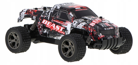 Duży samochód RC zdalnie sterowany Rock Crawler Climbing 1/18 dla dzieci Auto wspina się czerwony