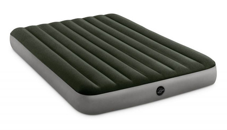 Dmuchany materac INTEX dwuosobowy do spania Łózko pompowane zielony 64109