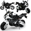 Motocykl elektryczny dla dzieci motor BMW S1000RR ze światłami LED czarno-biały