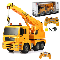 Duży samochód Ciężarówka Dźwig z ruchomym ramieniem dla dzieci