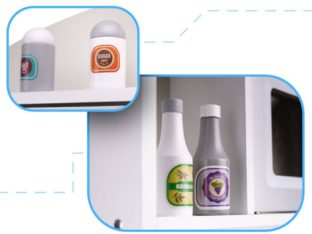 LULILO Drewniana Kuchnia MDF Kuko + akcesoria