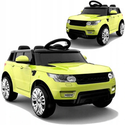 Elektryczny samochód na akumulator Auto dla dzieci światła LED zielony HL1638