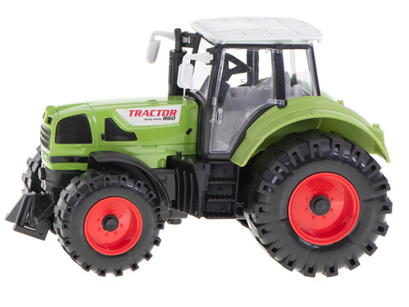 Traktor duży pojazd rolniczy zielony ciągnik
