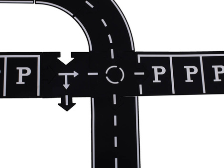 Kreatywne puzzle dla dzieci droga jezdnia 2w1 40 elementów