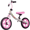 Rowerek biegowy szaro-różowy Rower dziecięcy
