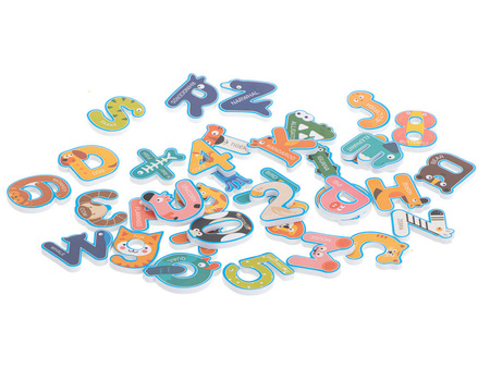  Naklejki puzzle piankowe do kąpieli wanny alfabet + liczby
