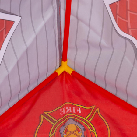 Namiocik namiot z tunelem dla dzieci plac zabaw domek strażaka IPLAY