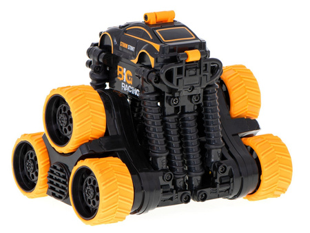 Duży zdalnie sterowany samochód kaskaderski Stunt Car RC SY006 Auto akrobata pomarańczowy