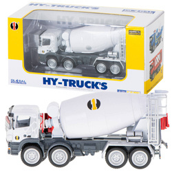 Samochód budowlany Batoniarka Die-Cast biała 1:50