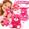 Gniotek miś różowy dla dzieci zabawka antystresowa sensoryczna chrupiący squishy