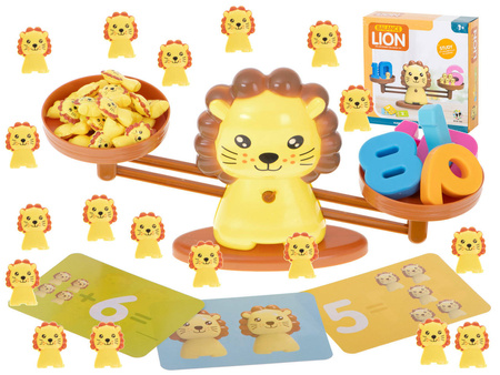Waga szalkowa Lew - nauka liczenia na wesoło